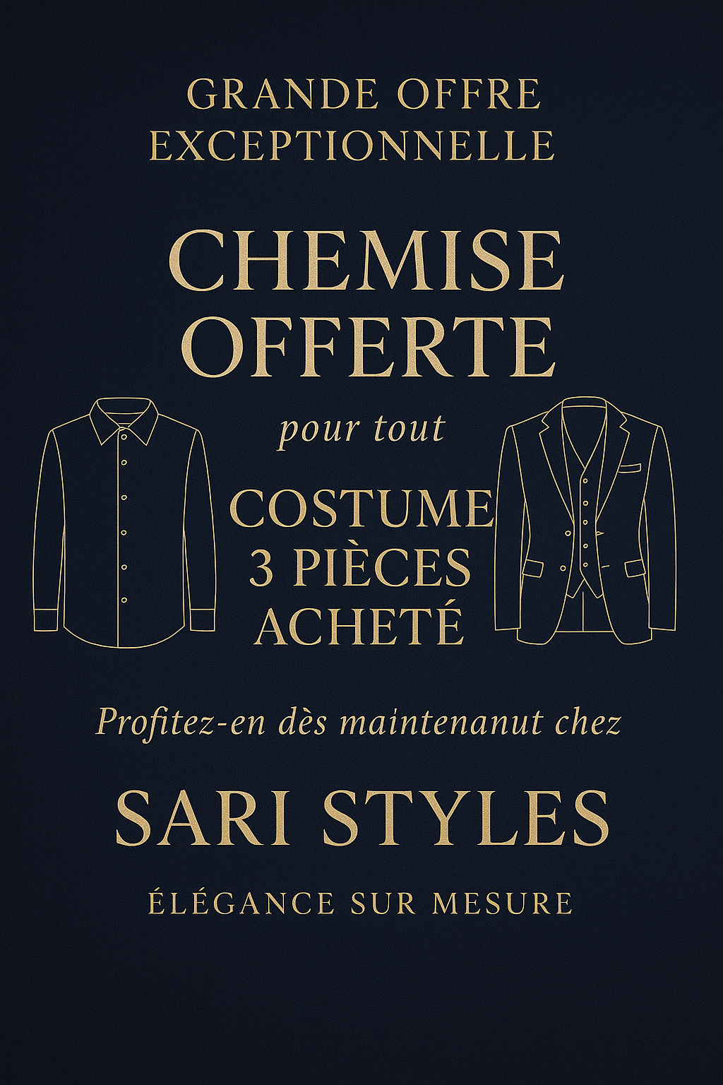 Chemise offerte Sari Style