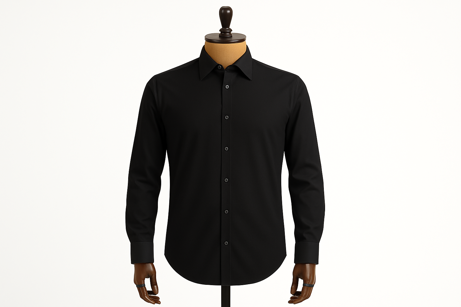 Chemise Noire Sari Style